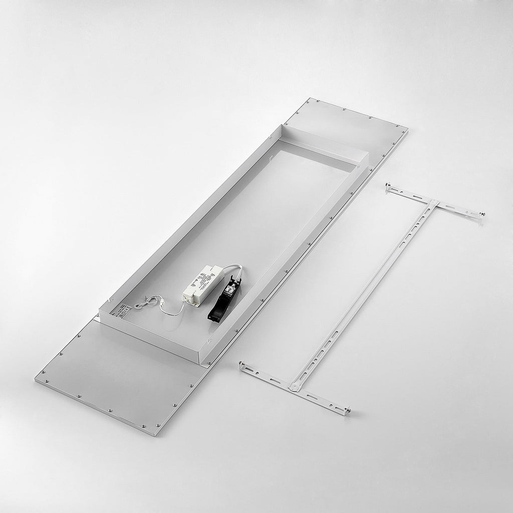 LED-panel Quais 120x30 cm hvit aluminium vinkelbilde
