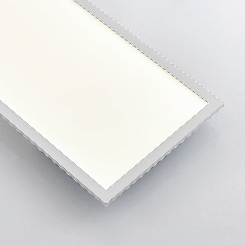 LED-panel Quais 120x30 cm hvit aluminium med tilkobling