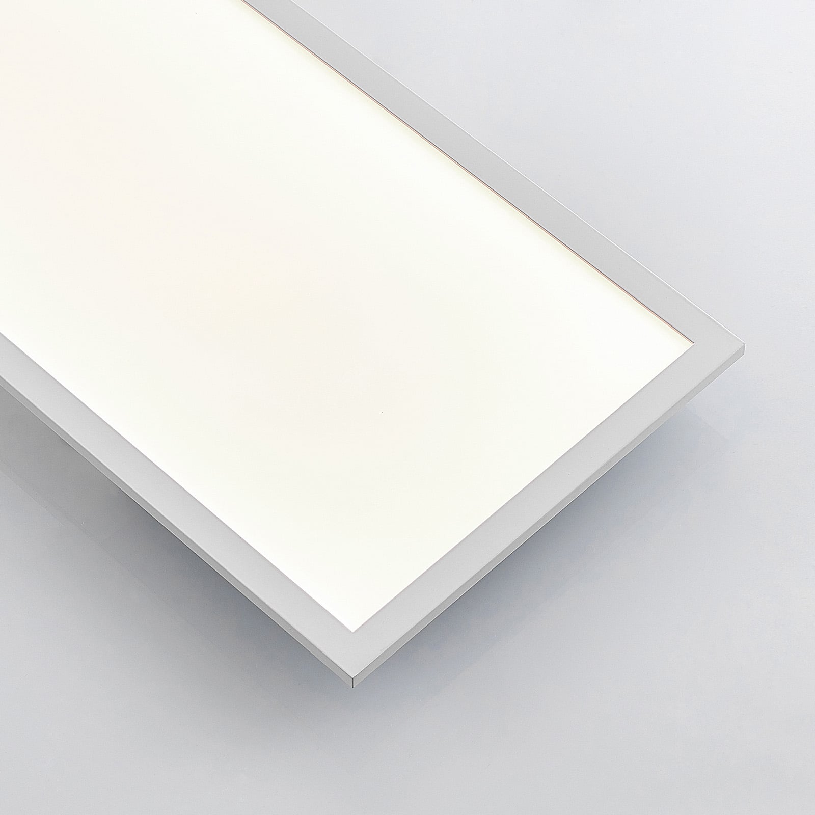 LED-panel Quais 120x30 cm hvit aluminium med tilkobling
