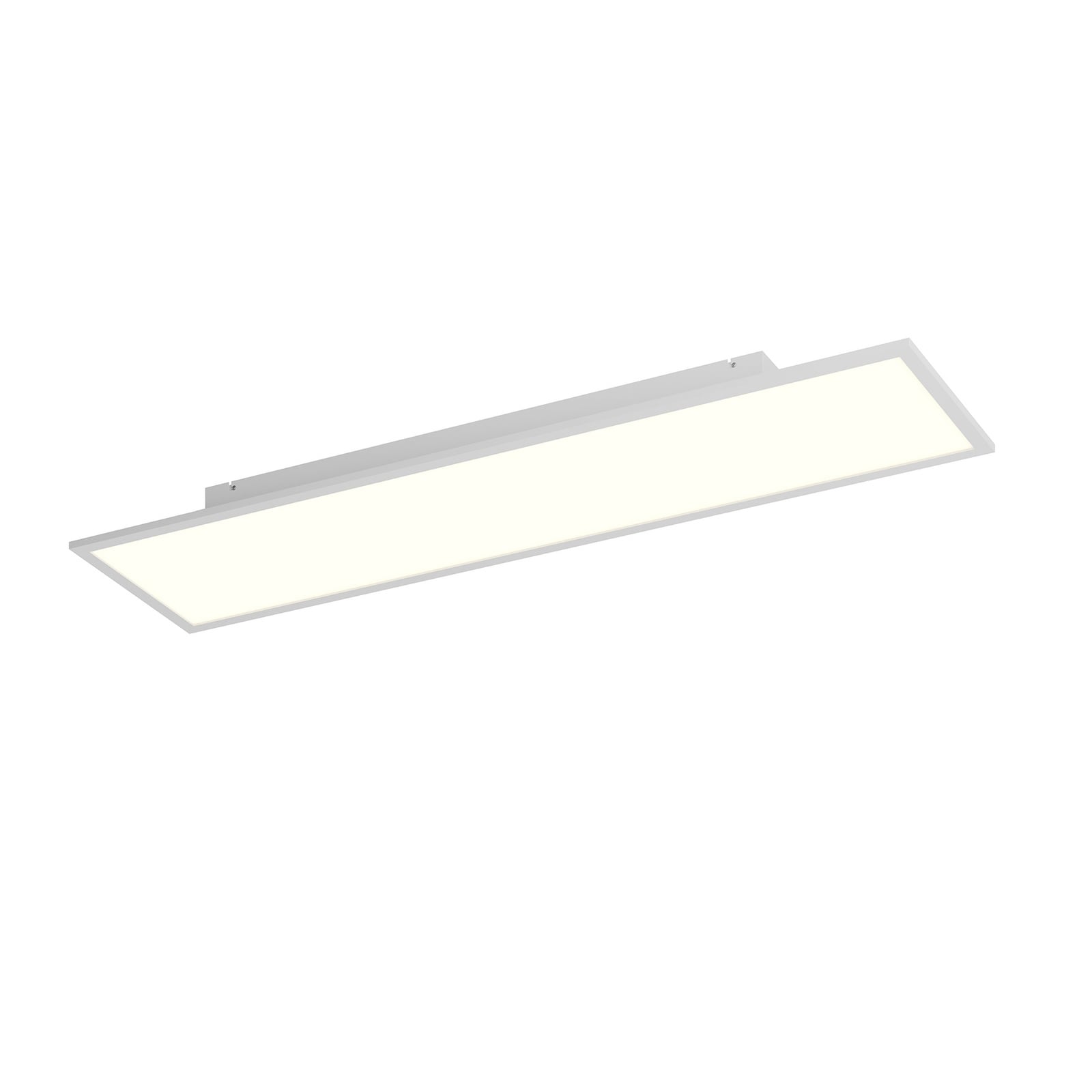LED-panel Quais 120x30 cm hvit aluminium sideprofil