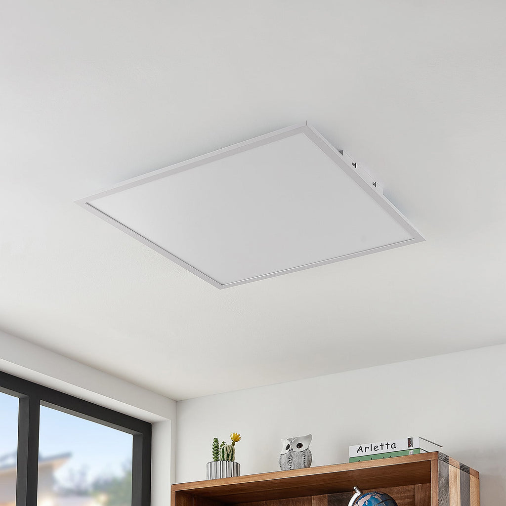 LED-panel Quais 60x60 cm hvit aluminium bakside