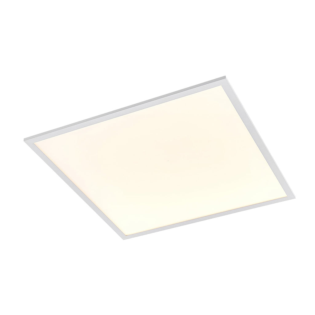 LED-panel Quais 60x60 cm hvit aluminium detalj