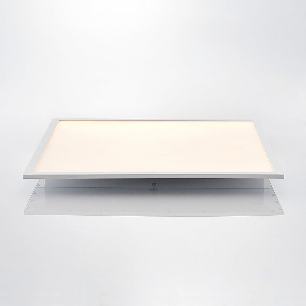 LED-panel Quais 60x60 cm hvit aluminium kantdetalj