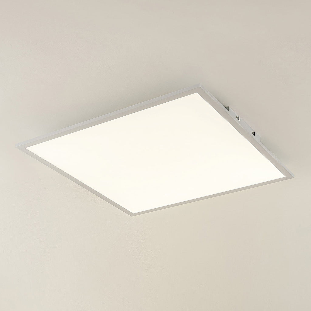 LED-panel Quais 60x60 cm hvit aluminium nærbilde