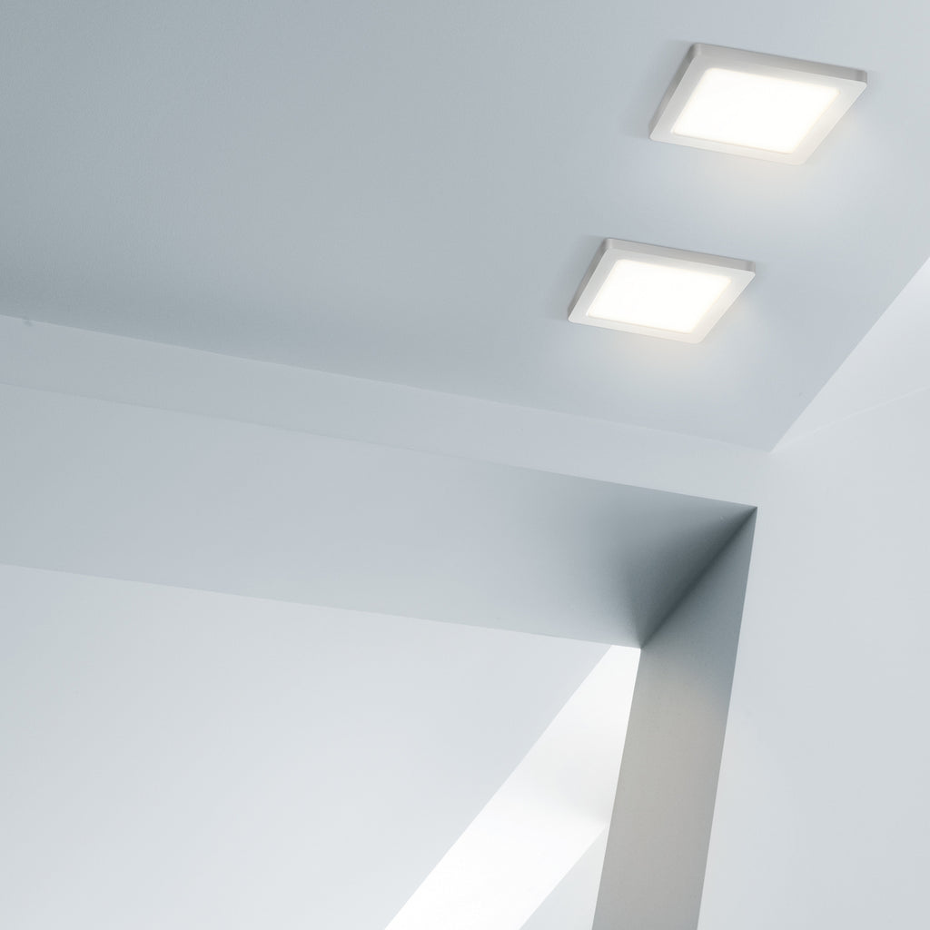 LED-panel Selesto kvadratisk dimbar hvit 16,4 cm bakside