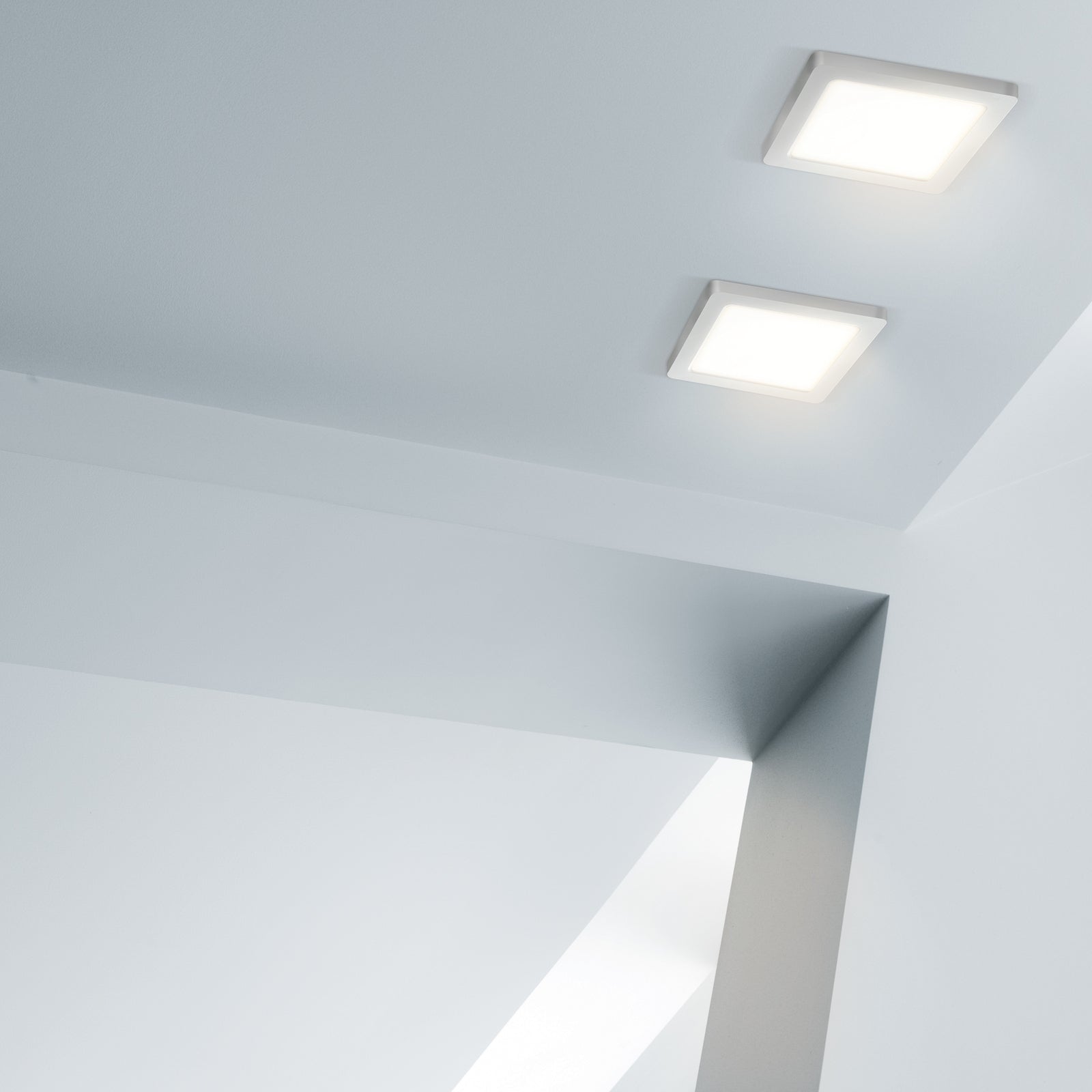 LED-panel Selesto kvadratisk dimbar hvit 16,4 cm bakside