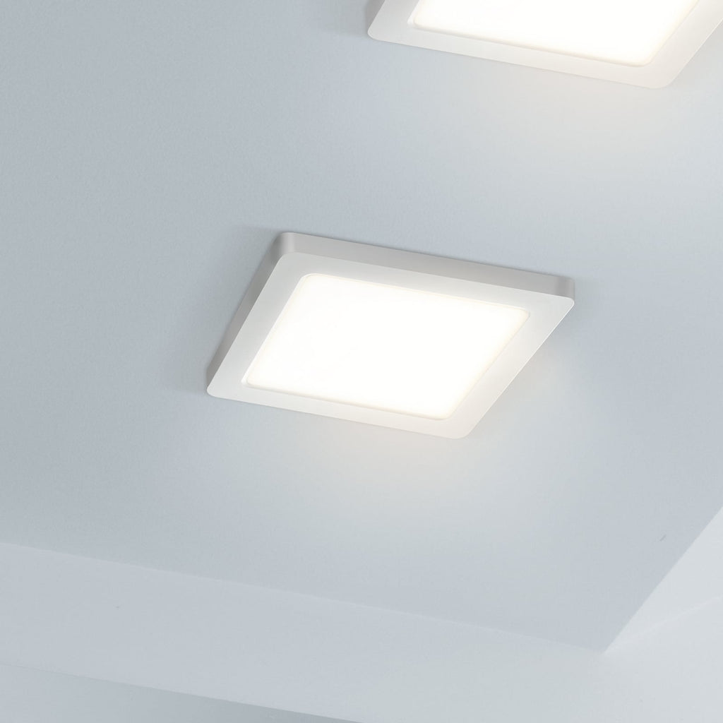 LED-panel Selesto kvadratisk dimbar hvit 16,4 cm front