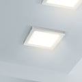 LED-panel Selesto kvadratisk dimbar hvit 16,4 cm front