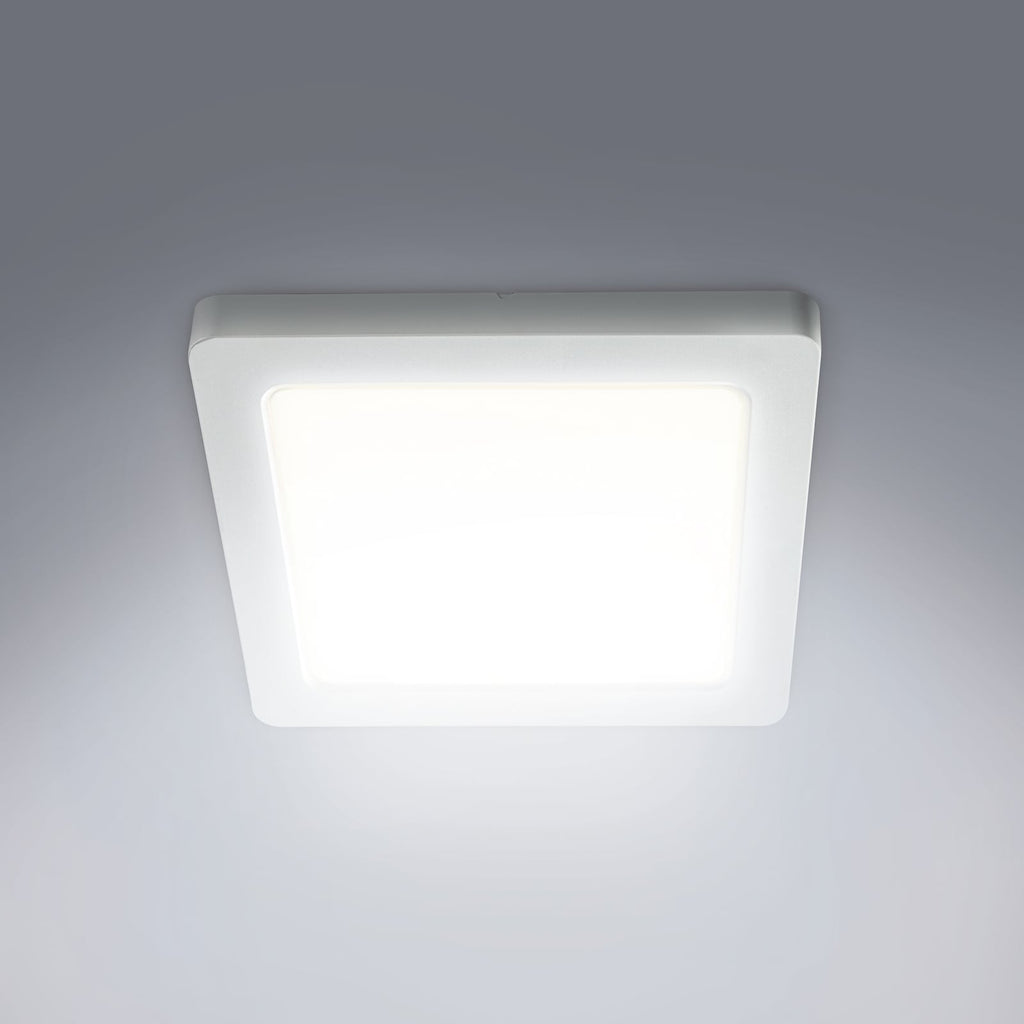 LED-panel Selesto kvadratisk dimbar hvit 16,4 cm med bryter