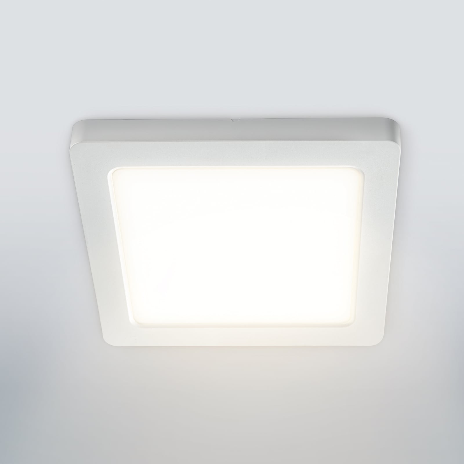 LED-panel Selesto kvadratisk dimbar hvit 16,4 cm nærbilde