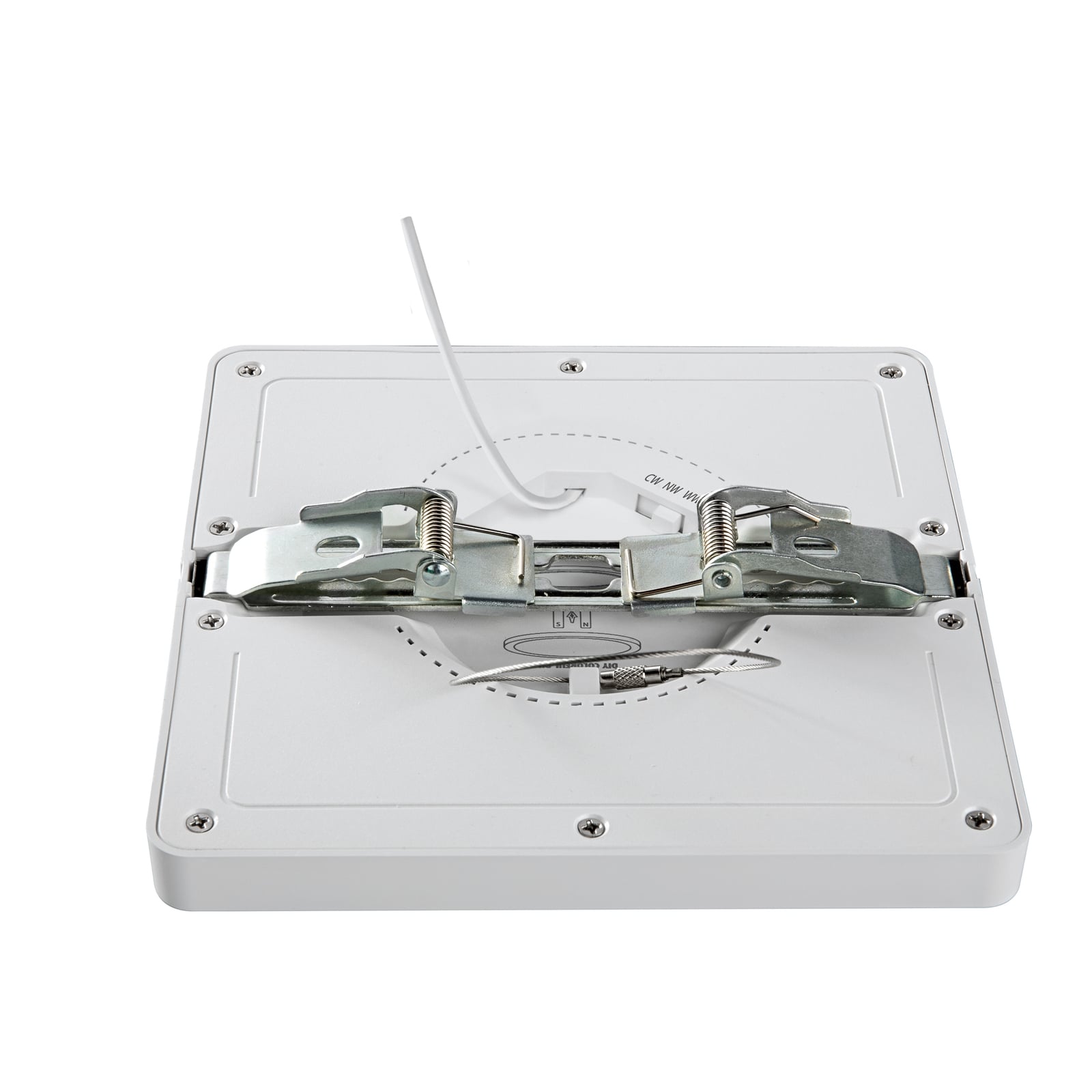 LED-panel Selesto kvadratisk dimbar hvit 16,4 cm sideprofil