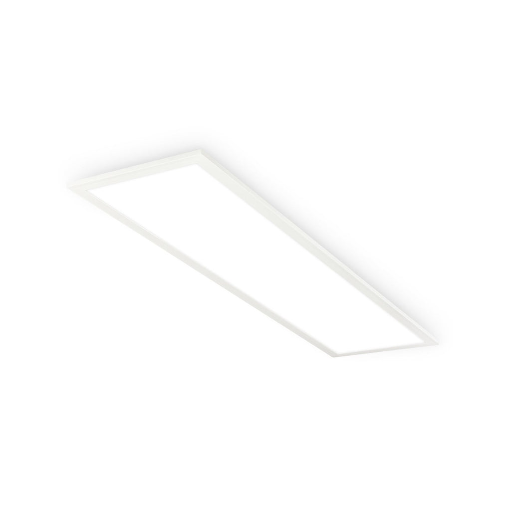 LED-panel Simple A hvit metall forfra