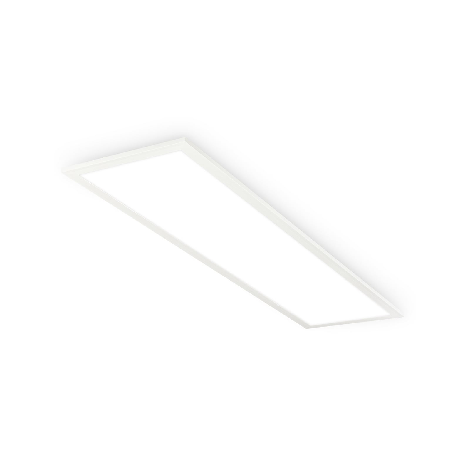 LED-panel Simple A hvit metall forfra