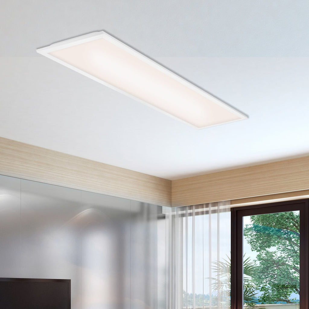 LED-panel Simple ultratynt 100x25 cm hvit Briloner bakside