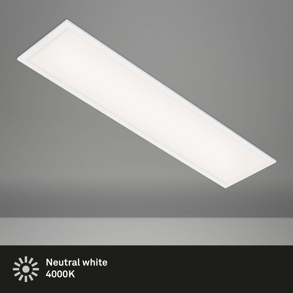 LED-panel Simple ultratynt 100x25 cm hvit Briloner side