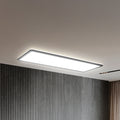 LED-panel Slim RGBW dimbar med fjernkontroll svart 58x20 cm forfra