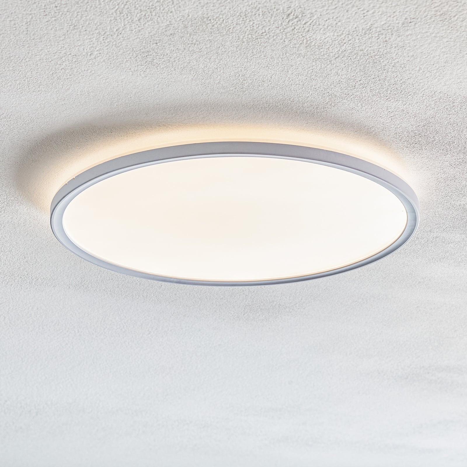 Montert LED-panel Slim rund RGBW Ø42 cm dimbar hvit - Briloner i tak