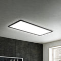 LED-panel Slim svart 58x20 cm 22W 4000K nøytralhvit forfra