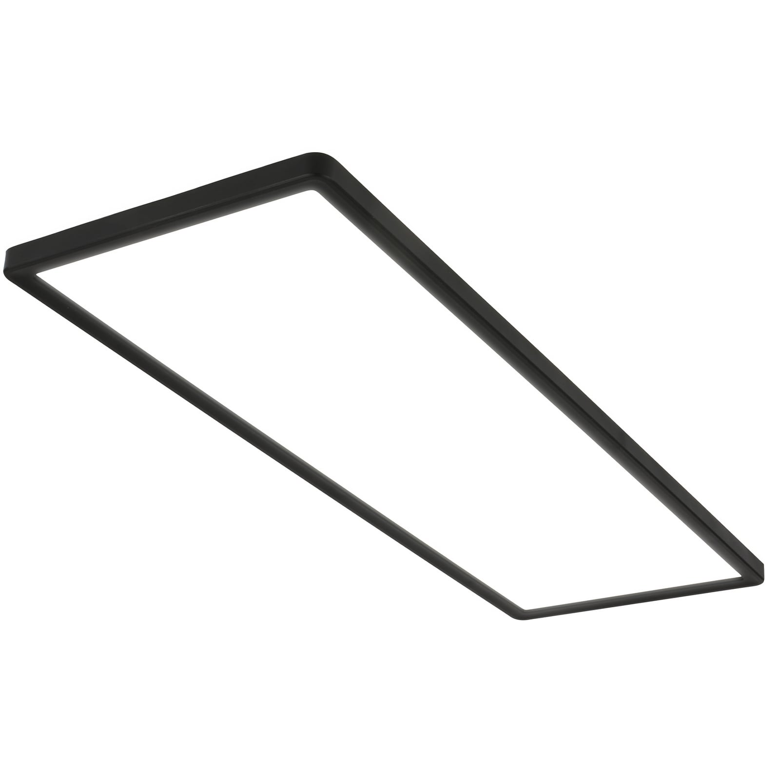 Nærbilde av LED-panel Slim svart 58x20 cm 22W 4000K nøytralhvit lys
