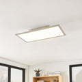 LED-panel Stenley 60x30 cm 4000K sølv aluminium forfra