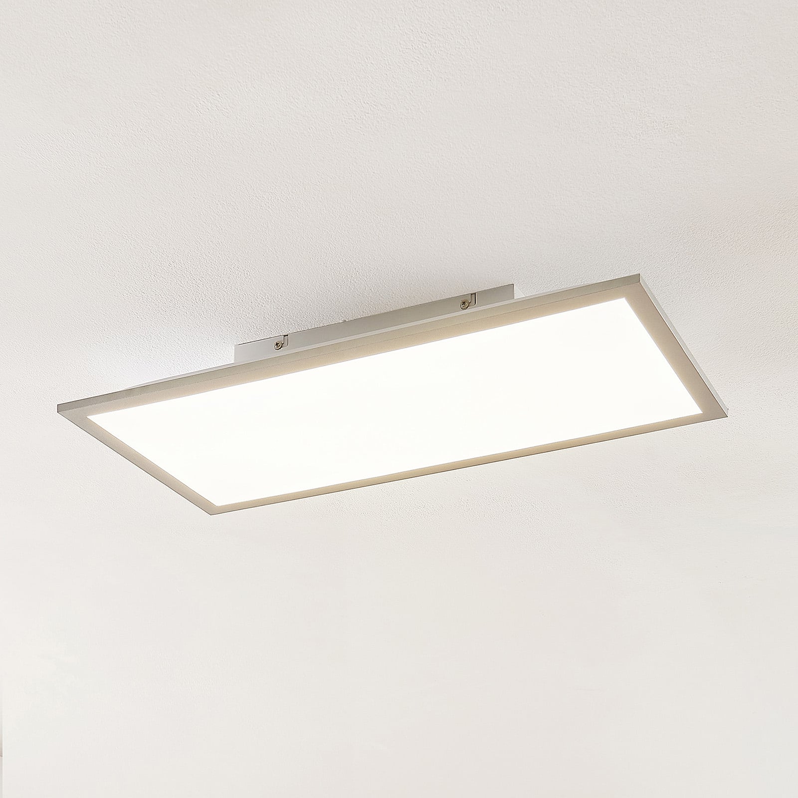 LED-panel Stenley 60x30 cm 4000K sølv aluminium bakside