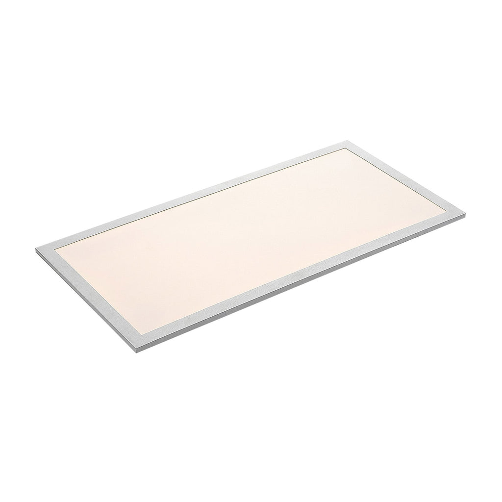 LED-panel Stenley 60x30 cm 4000K sølv aluminium detalj