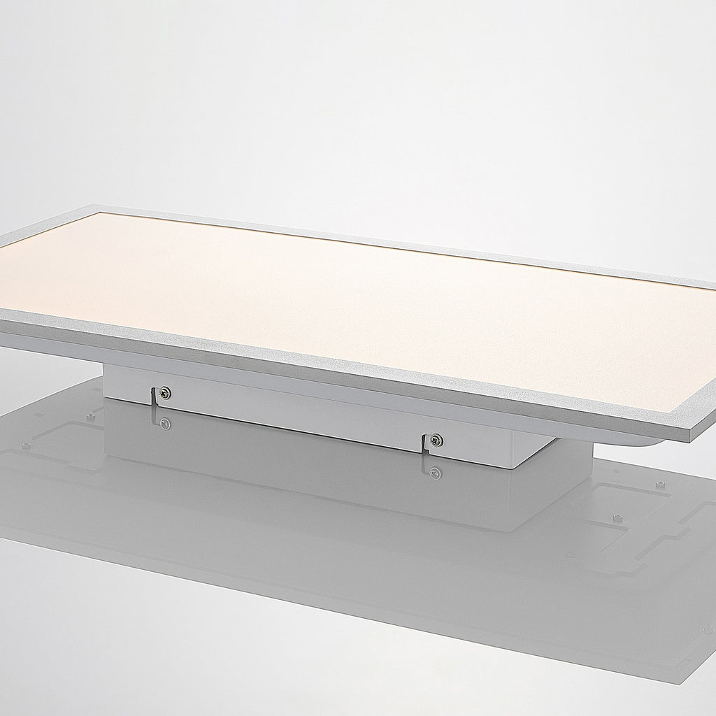 LED-panel Stenley 60x30 cm 4000K sølv aluminium lysfordeling