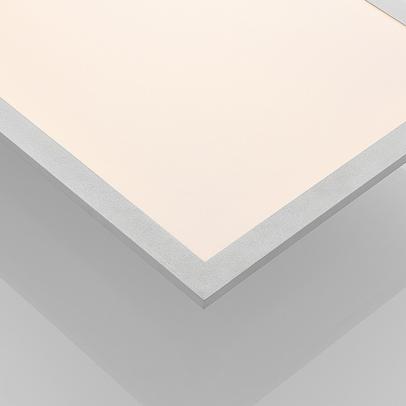 LED-panel Stenley 60x30 cm 4000K sølv aluminium installasjon
