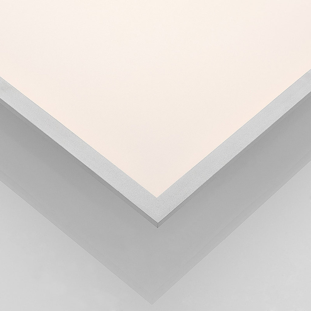 LED-panel Stenley sølv aluminium 60x60 cm demontert