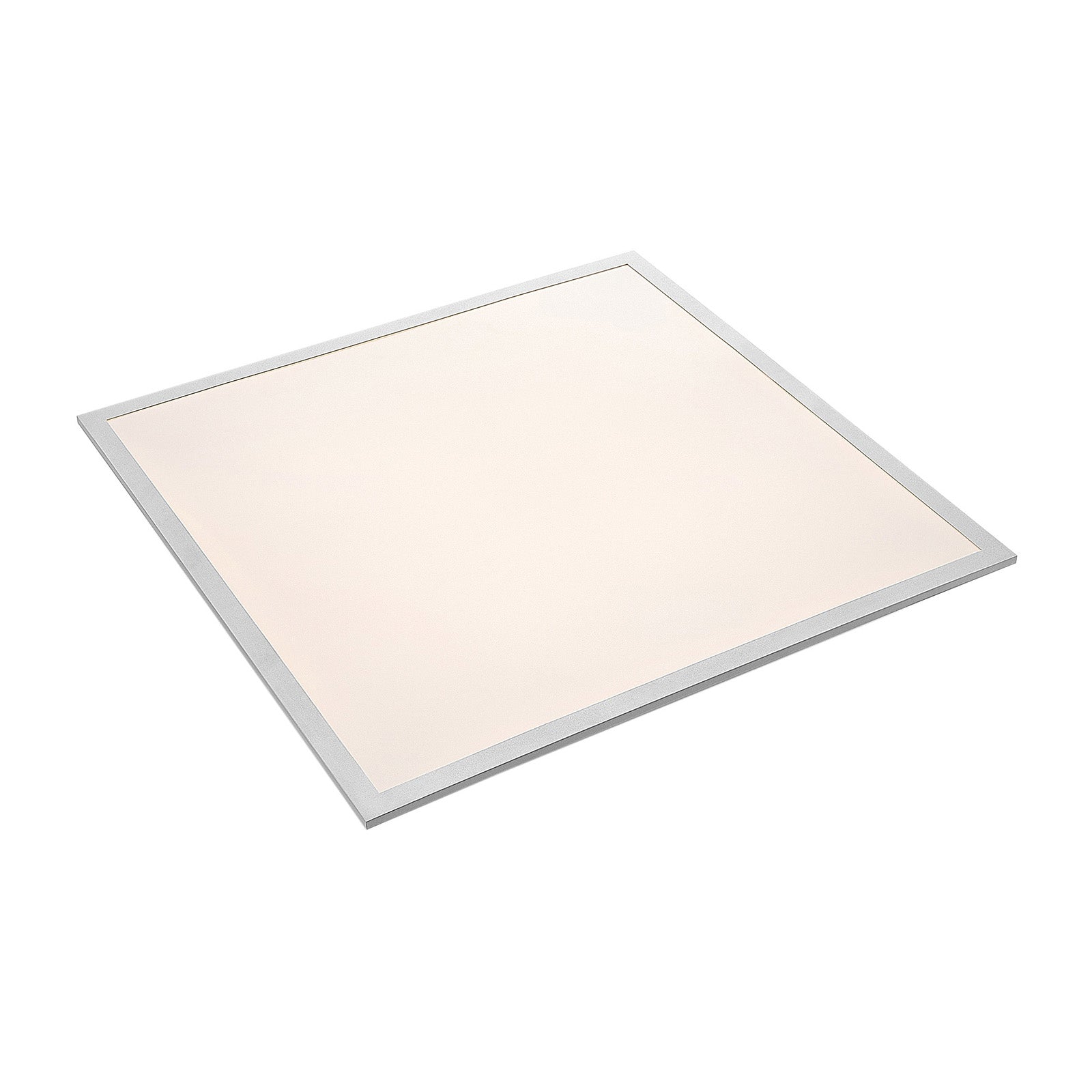 LED-panel Stenley sølv aluminium 60x60 cm detalj av ramme