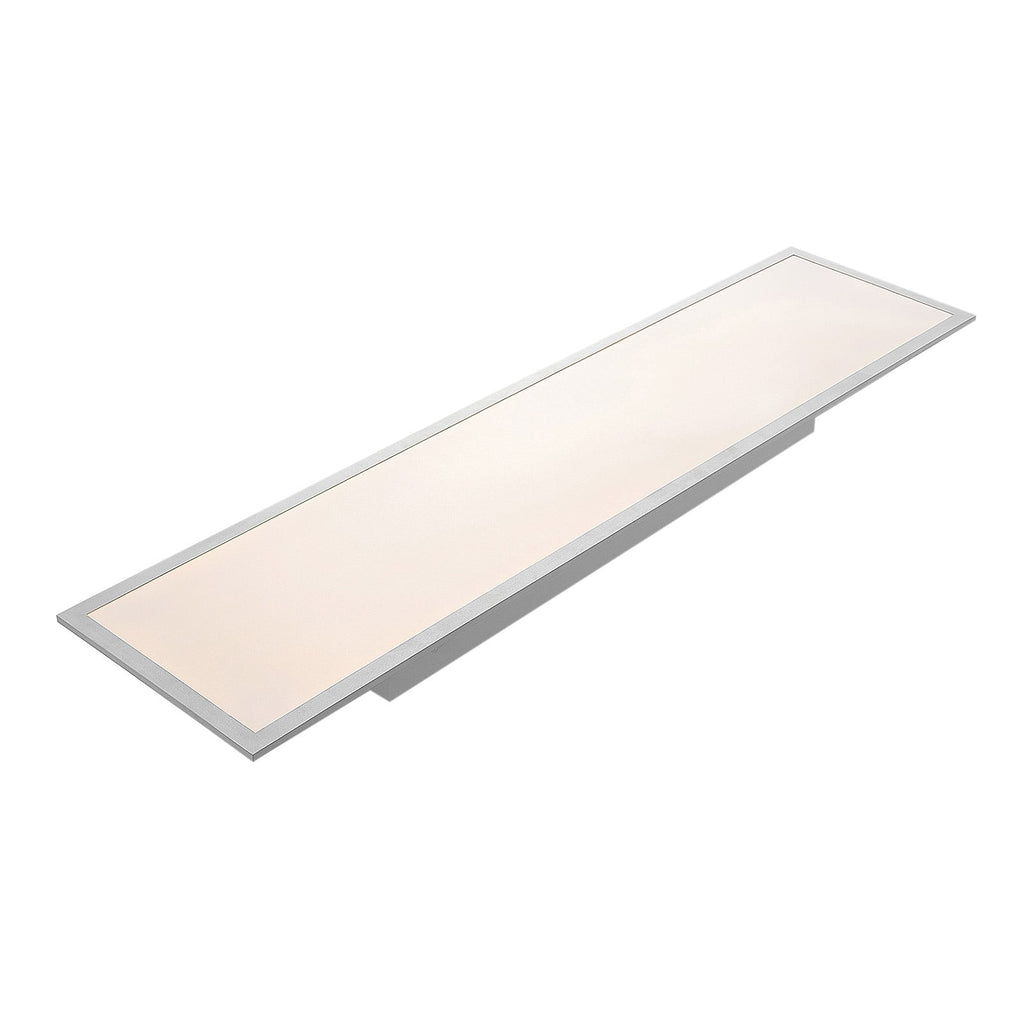 Detalj av aluminiumramme på LED-panel Stenley sølv/hvit