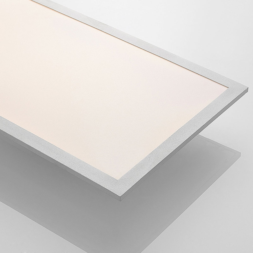 LED-panel Stenley sølv/hvit 120x30 cm monteringsdetalj