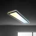 LED-panel Tava CCT dimbar svart 98x20 cm forfra