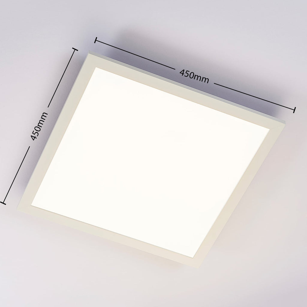 LED-panel Tinus RGB dimbar montert i tak