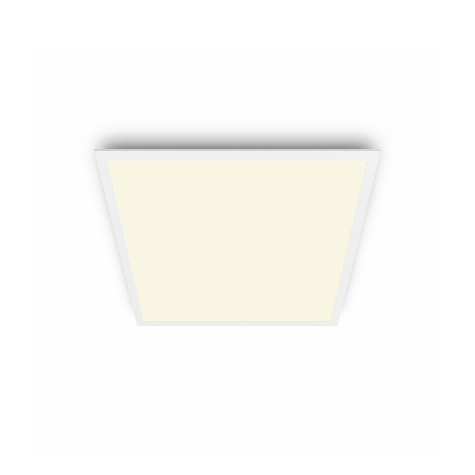 LED-panel Touch dimbar 62,8x62,8 cm 36W varmhvit hvit Philips forfra
