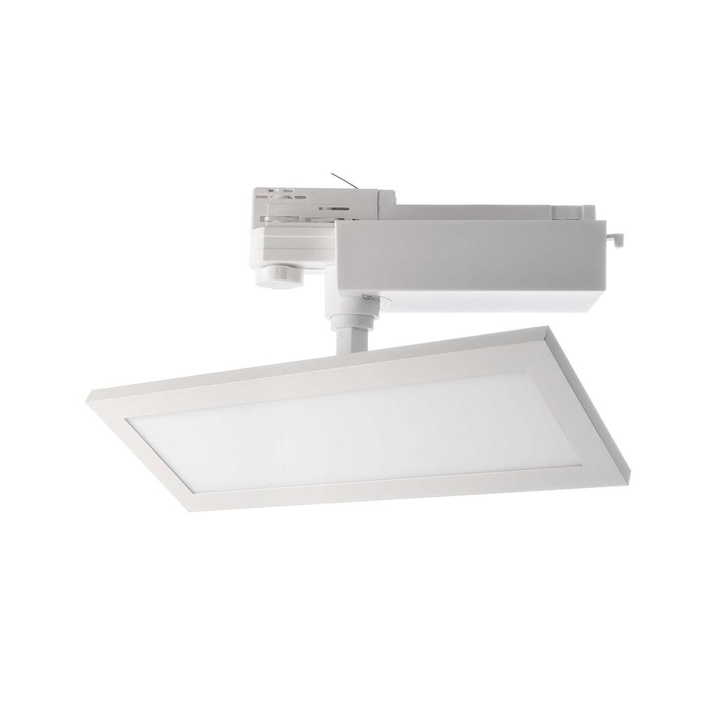 LED-panel TRACK LIGHT 3-fase hvit 30x11 cm forfra
