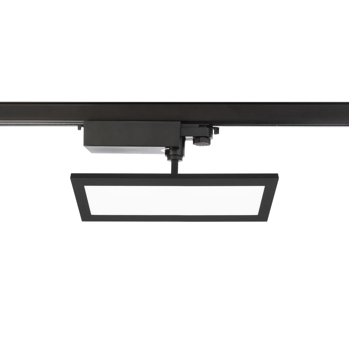 Bakside av LED-panel TRACK LIGHT 3-fase svart 30x11 cm