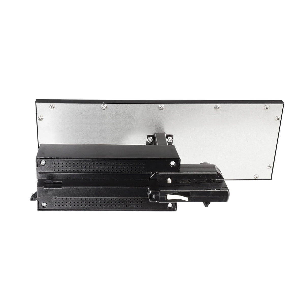 Nærbilde av LED-panel TRACK LIGHT 3-fase svart 30x11 cm