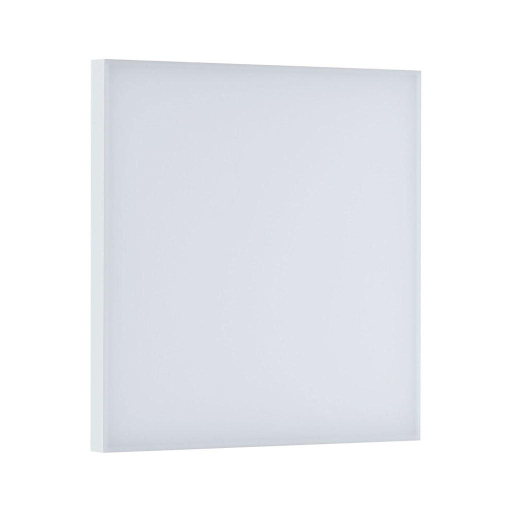 Bakside av LED-panel Velora 30x30 cm varmhvit matt hvit
