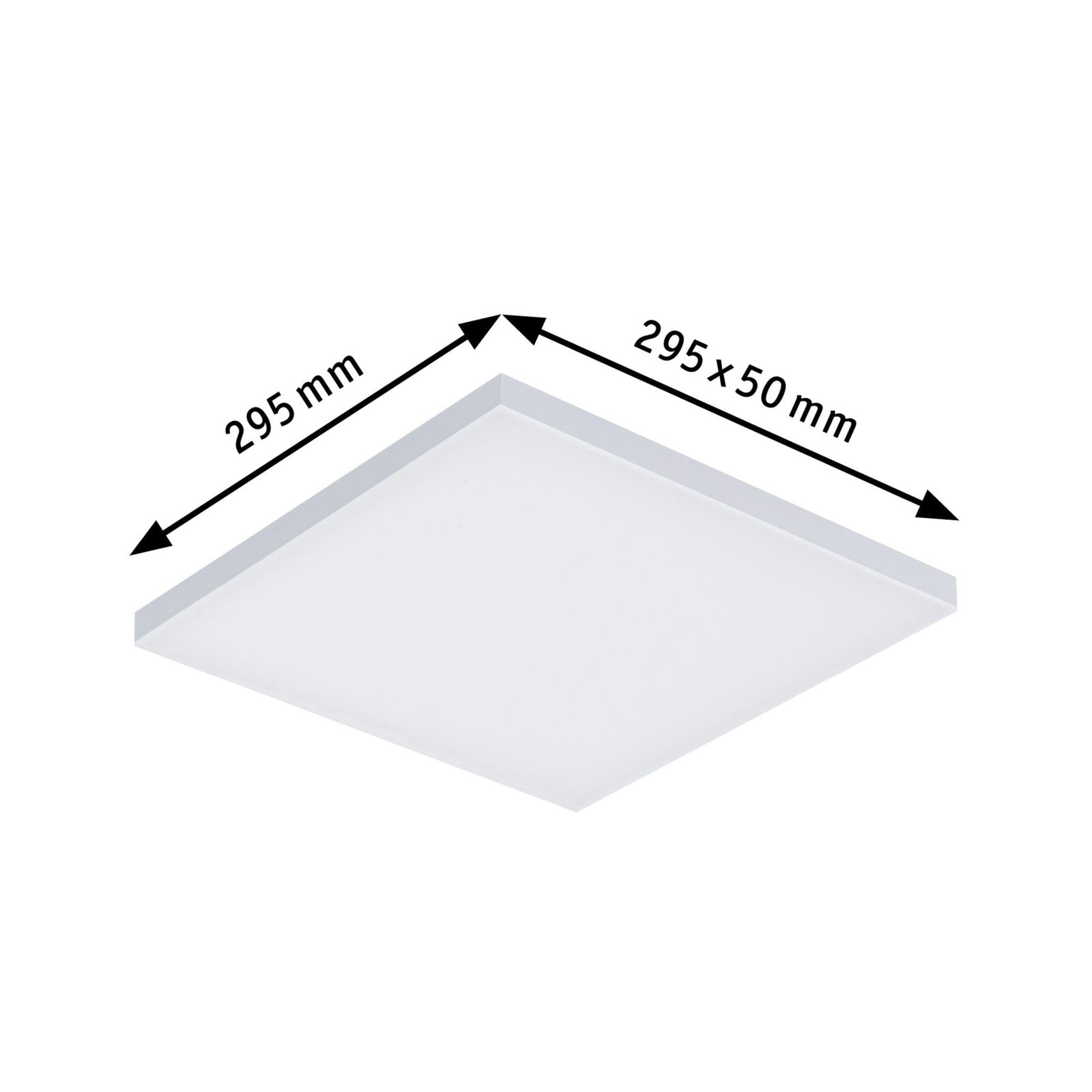 LED-panel Velora dimbar 29,5x29,5 cm 17W varmhvit installasjon