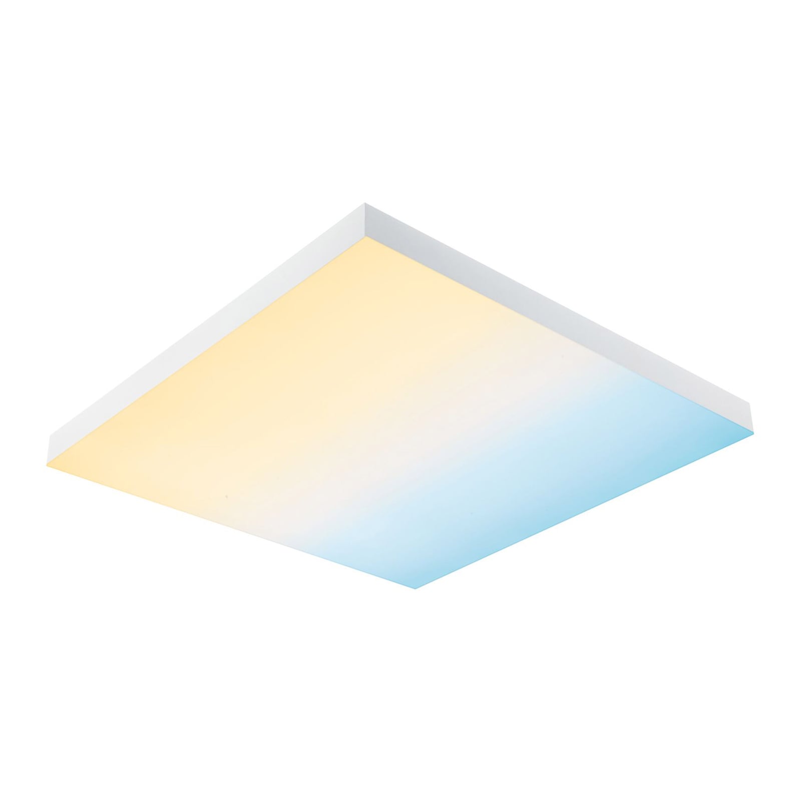 Nærbilde av LED-panel Velora Rainbow 45x45 cm RGBW dimbar med fjernkontroll lys