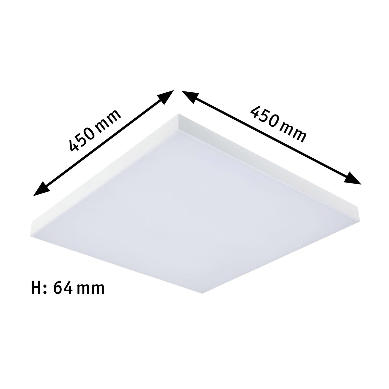 LED-panel Velora Rainbow 45x45 cm RGBW dimbar med fjernkontroll fjernkontroll