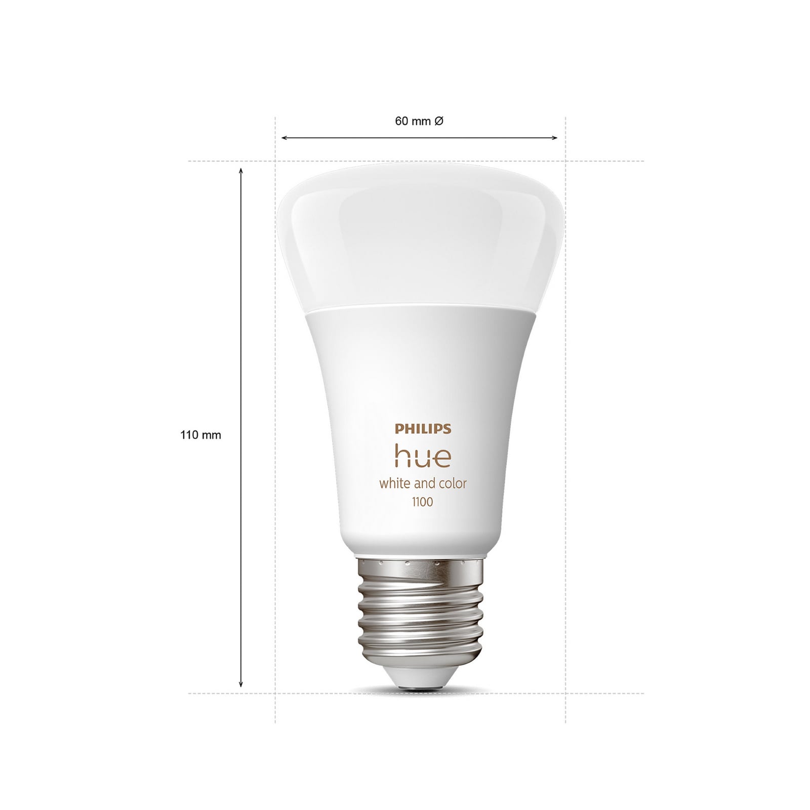 LED-pære 2x E27 8,1W CCT RGB dimbar med Bridge Pro - Philips Hue detalj