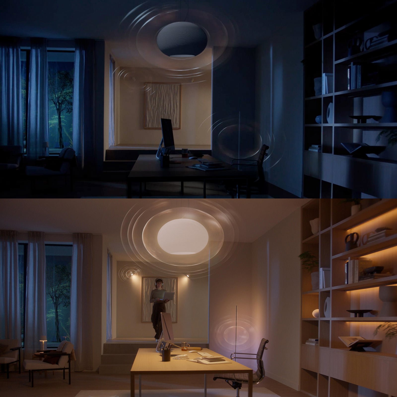 LED-pære 2x E27 8,1W CCT RGB dimbar med Bridge Pro - Philips Hue nærbilde