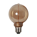 LED-pære DecoLED One G80 E27 2W amber forfra