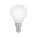 LED-pære dråpeform E14 4W 2700K opal EGLO forfra