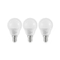 LED-pære dråpeform E14 4,5W 3000K opal 470lm 3-pk - Lindby forfra