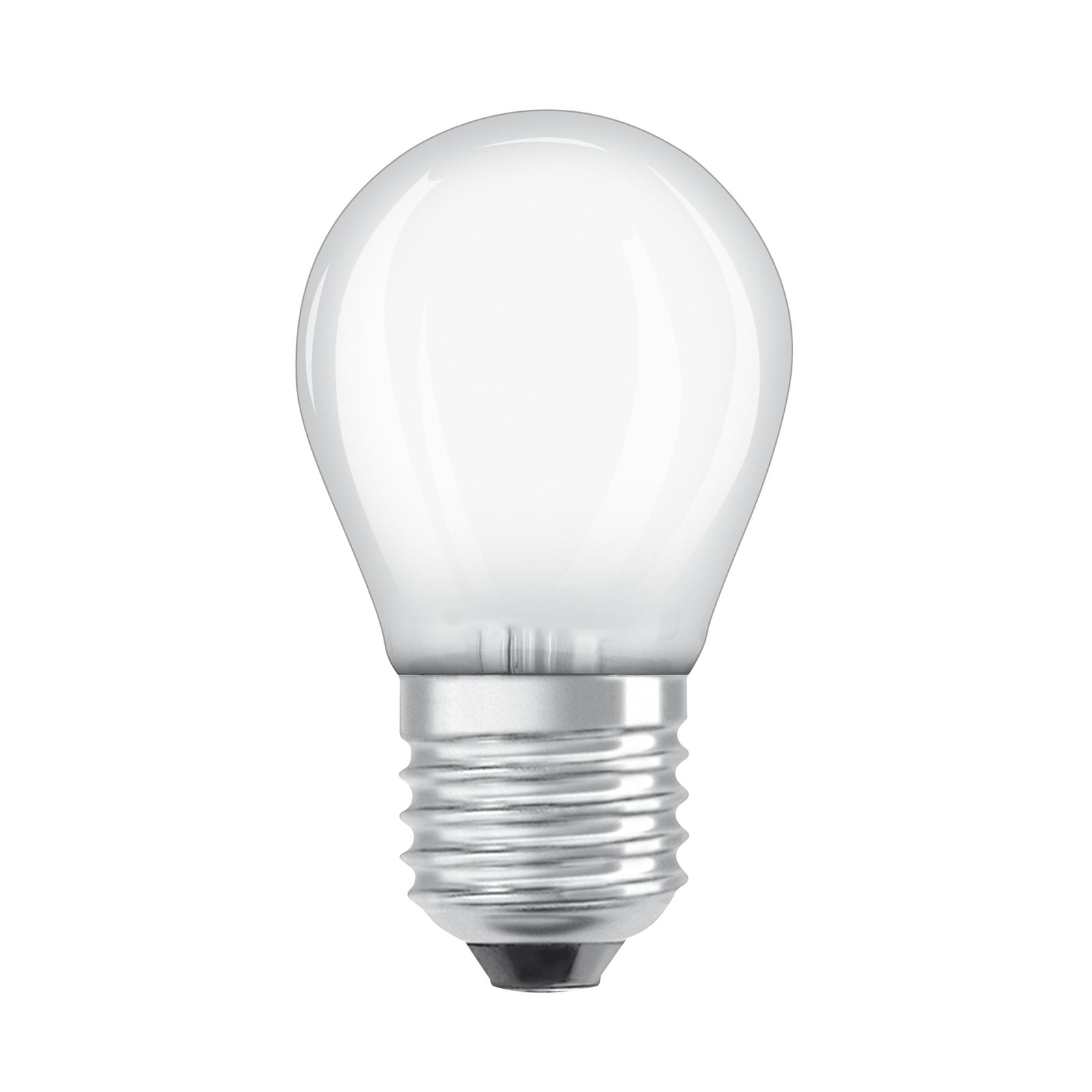 LED-pære dråpeformet E27 3,8W 806lm 2700K matt OSRAM forfra