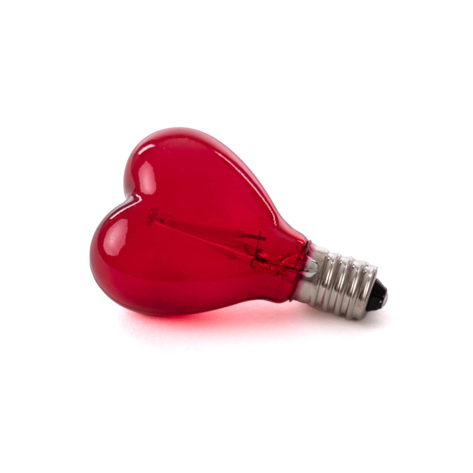 Detalj av LED-pære E14 1W 5V hjerteform rød for Mouse Lamp