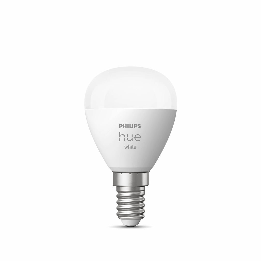 LED-pære E14 dråpeform 5,7W 2700K dimbar Philips Hue forfra